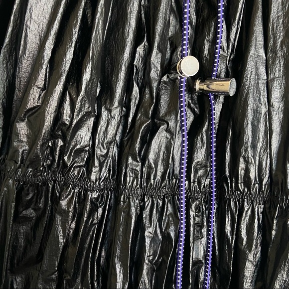 DIESEL O-LIN Tiered Nylon Drawstring Maxi Skirt - Picture 7 of 9